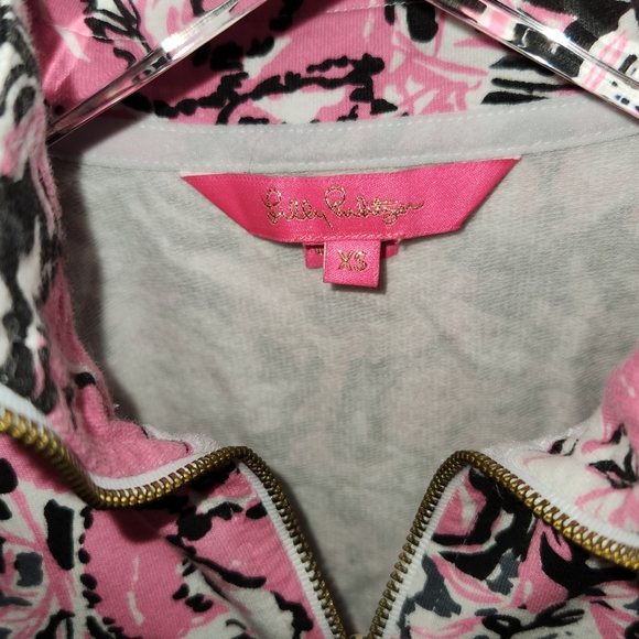 Lilly Pulitzer XS Skipper Popover in Hanging With My Boo Panda print - Picture 3 of 5